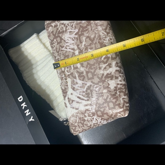 DKNY beanie and pouch, NWT main image 6